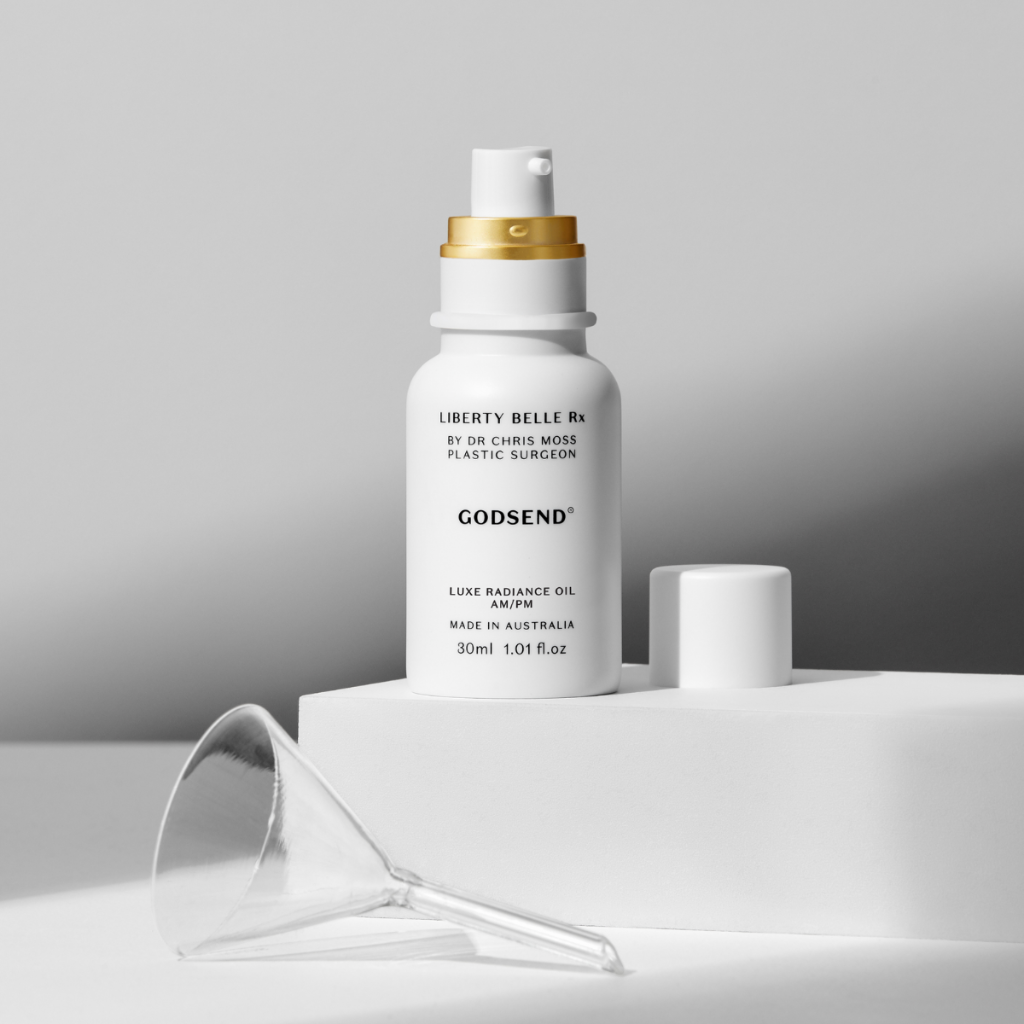 Liberty Belle Rx by Dr Moss GODSEND® Luxe Radiance Face Oil with 10 Plant-Derived Super Oils - 30ml