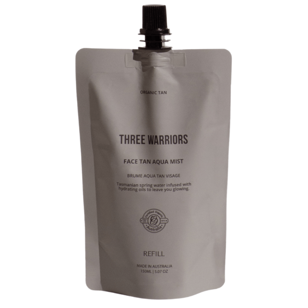 Three Warriors Face Tan Aqua Mist Refill