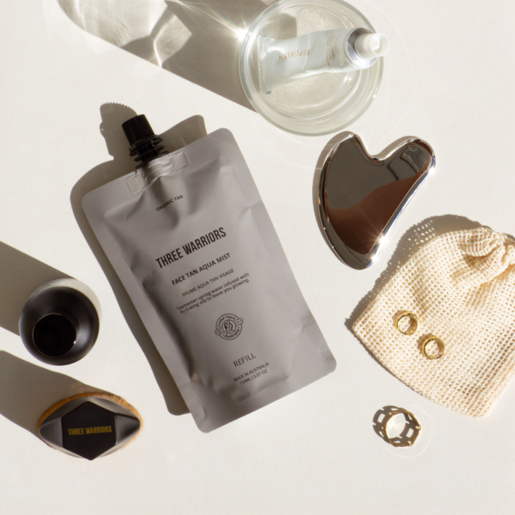 Three Warriors Face Tan Aqua Mist Refill