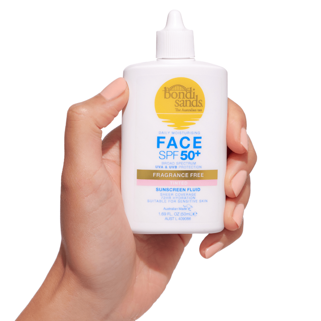 Bondi Sands Spf 50+ Fragrance Free Tinted Face Fluid 50ml
