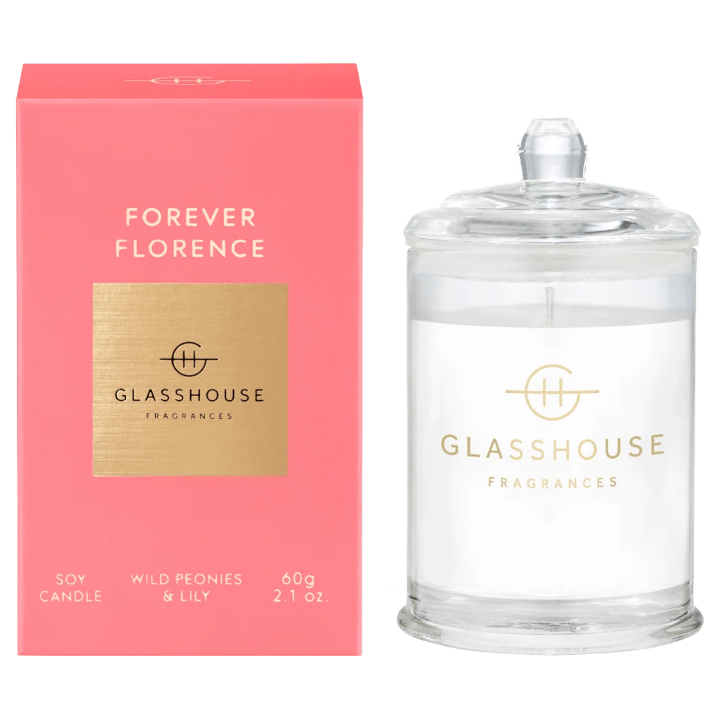 Glasshouse Fragrances FOREVER FLORENCE 60g Soy Candle