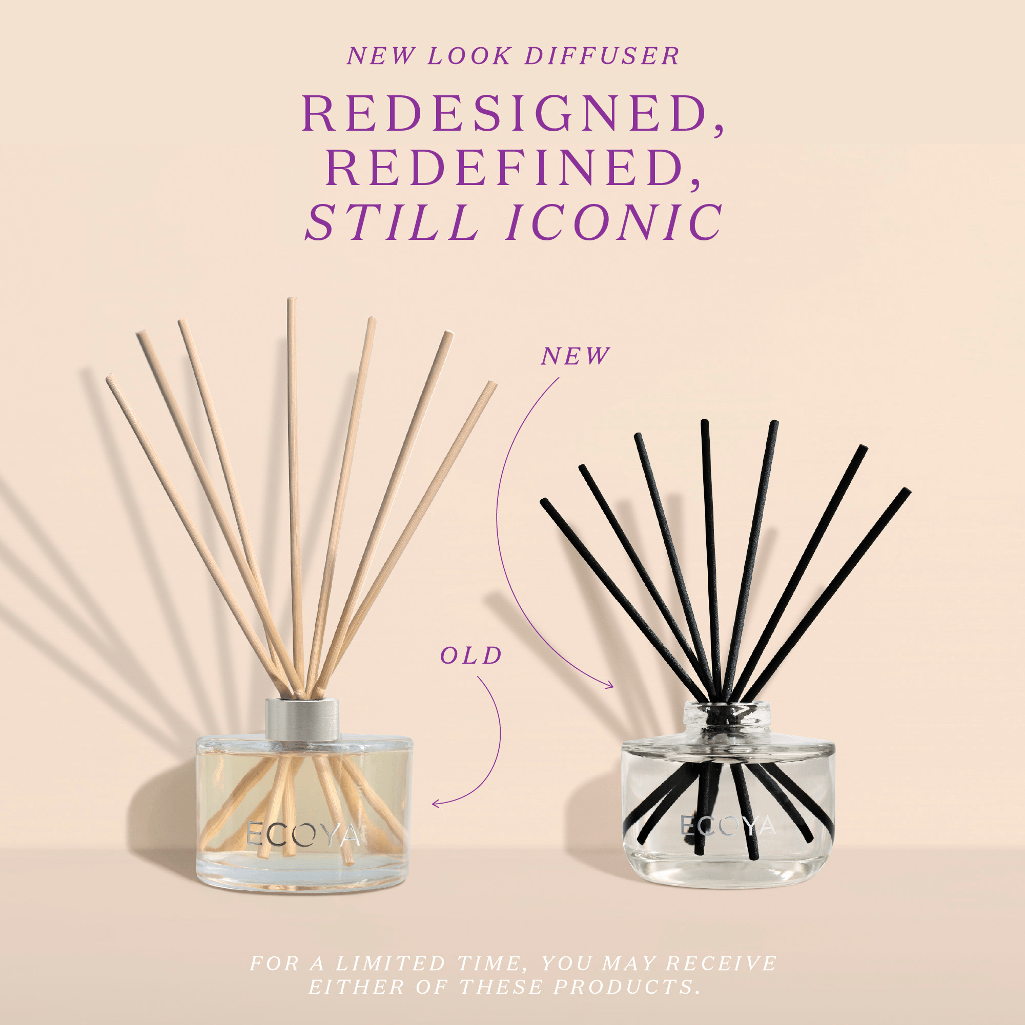 ECOYA Reed Diffuser Sandalwood & Amber 200ml