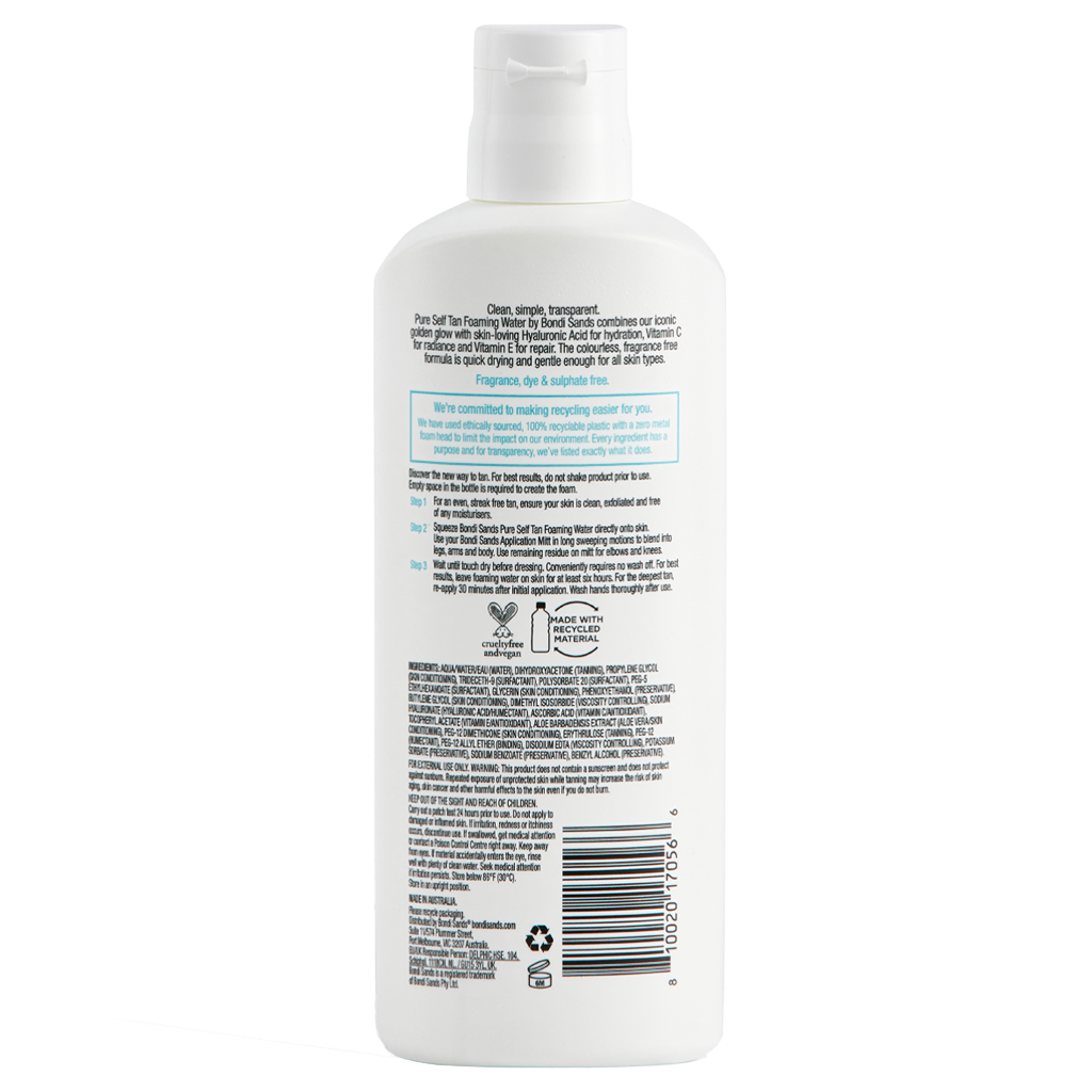 Bondi Sands Pure Tan Water 200ml