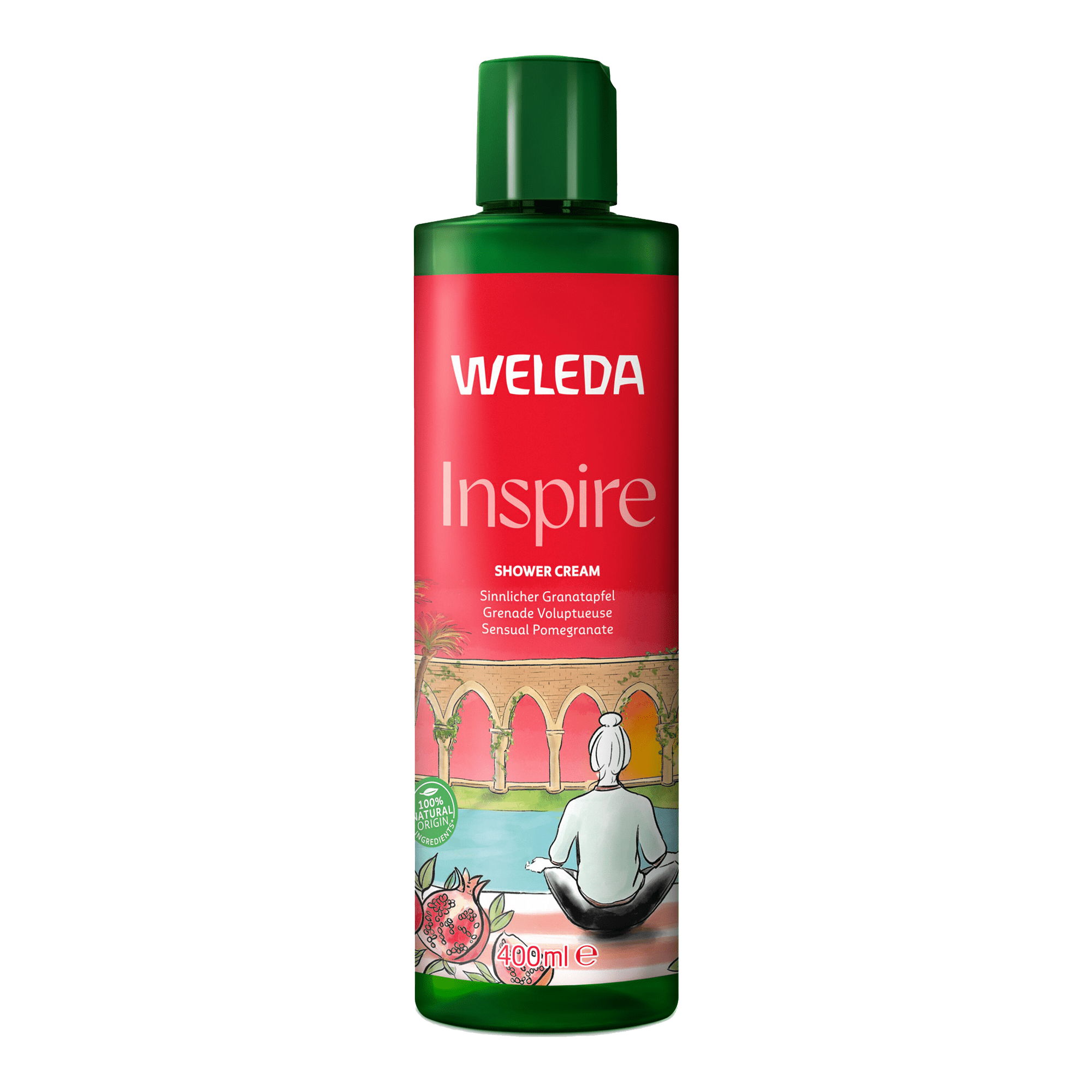 Weleda Inspire Shower Cream - Pomegranate 400ml