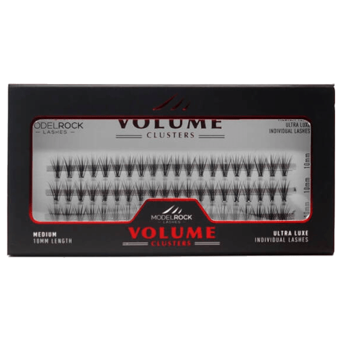 MODELROCK Ultra Luxe Lashes - VOLUME 20D 'Medium' Clusters 10mm - 60pk