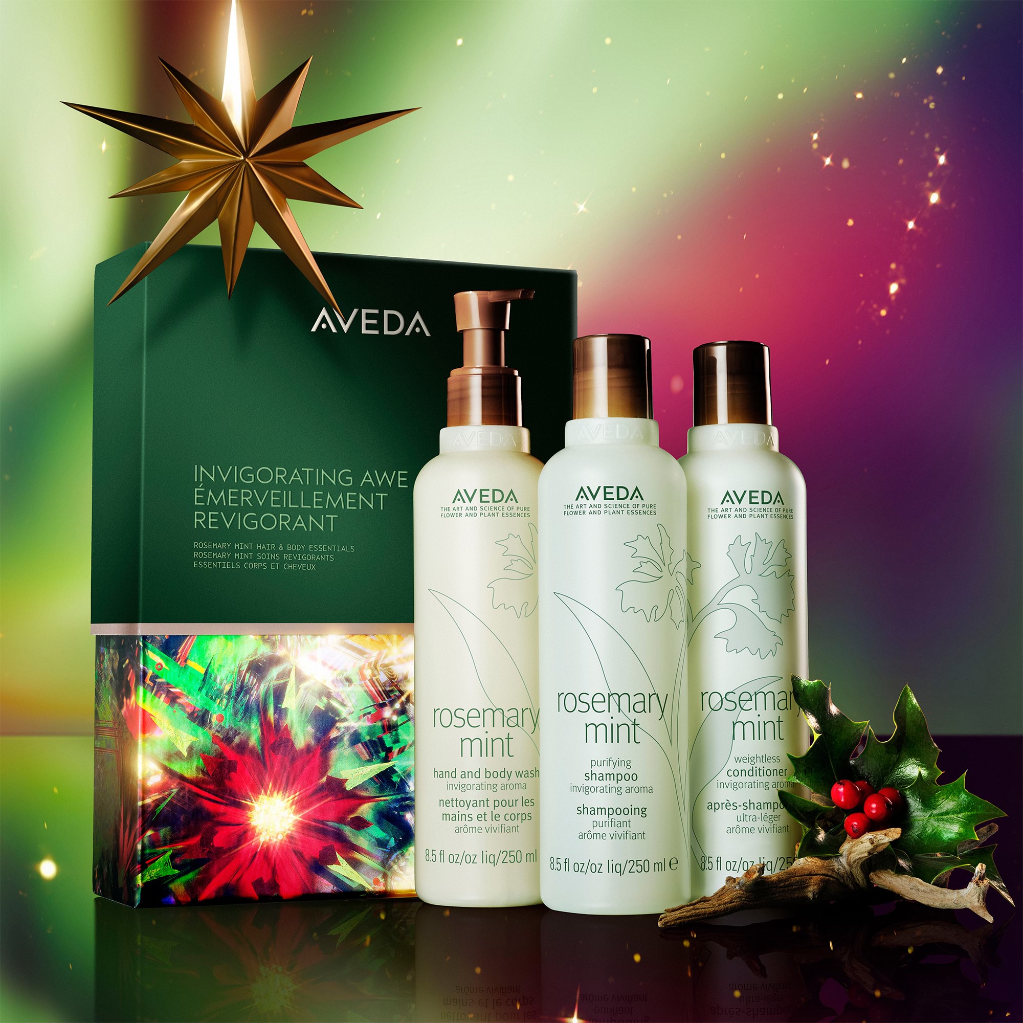 AVEDA Invigorating Awe: Rosemary Mint Hair & Body Essentials